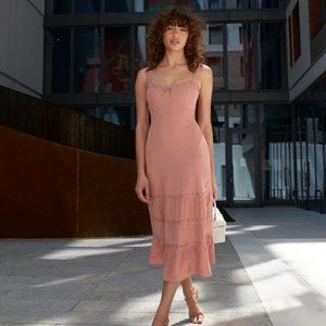 Brand New Reformation Cotta Dress in Praline color